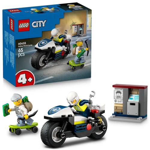 LEGO® City 60455 Naháňačka na policajnej motorke