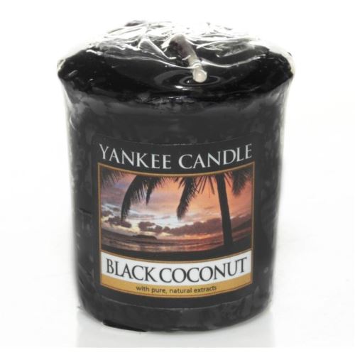 Yankee Candle Black Coconut votívna sviečka 49 g