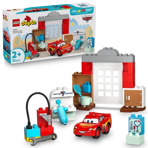 LEGO® DUPLO® ǀ Disney  10456 McQueen a návšteva v garáži doktora Hudsona
