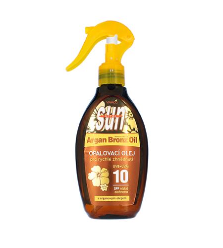 Vivaco SUN Argan Oil slnečný olej s arganovým olejom SPF 10 200 ml