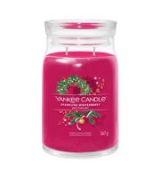 Yankee Candle Sparkling Winterberry signature sviečka veľká 567 g