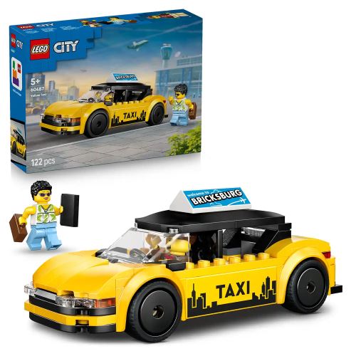 LEGO® City 60487 Žltý taxík