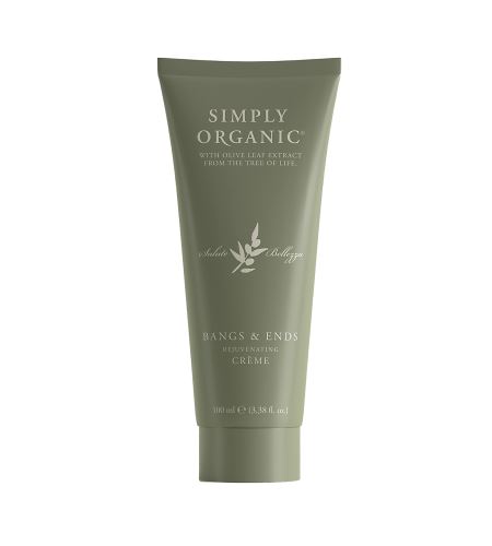 Simply Organic Bangs & Ends Defining Creme regeneračný krém na končeky a ofíny 100 ml