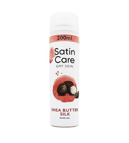 Gillette Satin Care gél na holenie pre suchú pokožku pre ženy 200 ml