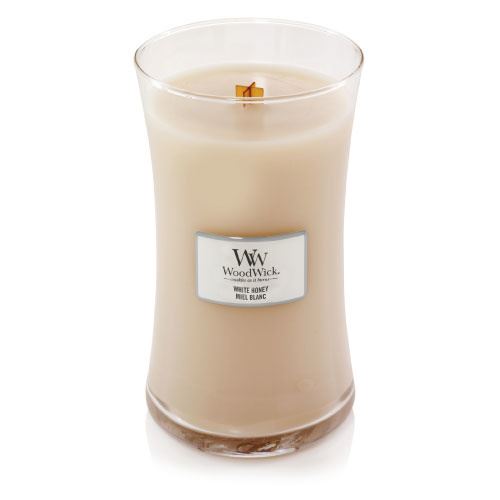 Woodwick White Honey vonná sviečka 609,5g