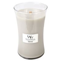 WoodWick Warm Wool vonná sviečka s dreveným knôtom 609,5 g