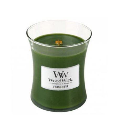 WoodWick Frasier Fir vonná sviečka s dreveným knôtom 275 g