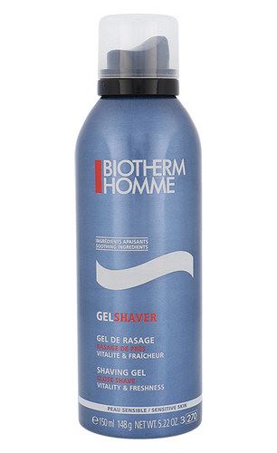 Biotherm Homme Shaving Gel Sensitive Skin Gél na holenie na citlivú pokožku pre mužov 150 ml