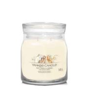 Yankee Candle Soft Wool &amp; Amber Signature stredná sviečka 368 g