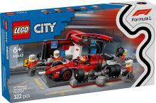 LEGO® City 60443 Zastávka v F1® a Pit Crew s autom Ferrari (2)