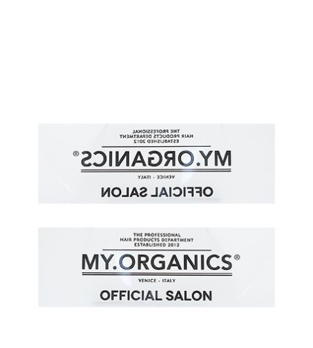 MY.ORGANICS Window Sticker Logo samolepka