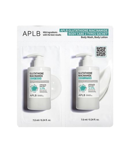 APLB Glutathione Niacinamide Body Care 2 Types Sachet 2x7ml