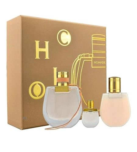 Chloé Nomade darčeková sada pre ženy parfumovaná voda 75 ml + parfumovaná voda 5 ml + telové mlieko 100 ml