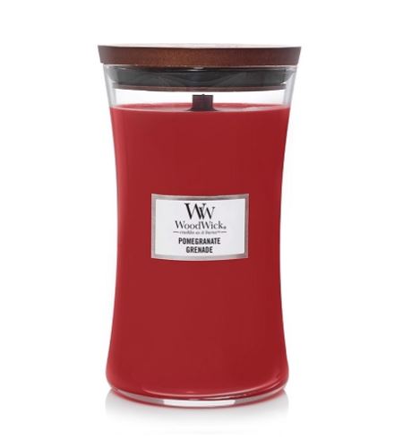 WoodWick Pomegranate vonná sviečka s dreveným knôtom 609,5 g