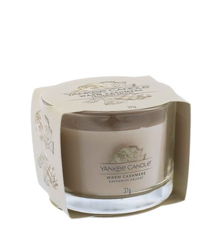 Yankee Candle Warm Cashmere votívna sviečka v skle 37 g