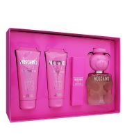 Moschino Toy 2 Bubble Gum Darčeková sada pre ženy toaletní voda 100 ml + tělové mléko 100 ml + sprchový gel 100 ml + toaletní voda 10 ml (2)