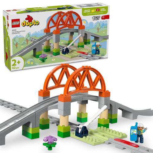 LEGO® DUPLO® 10426 Železničný most a koľajnice – rozširujúca sada