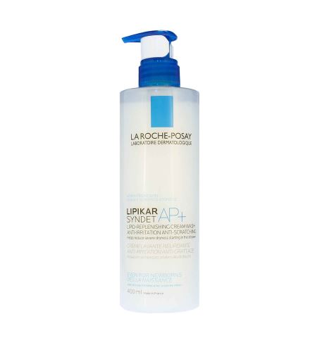 La Roche-Posay Lipikar Syndet AP+ čistiaci krémový gél proti podráždeniu a svrbeniu pokožky 400 ml