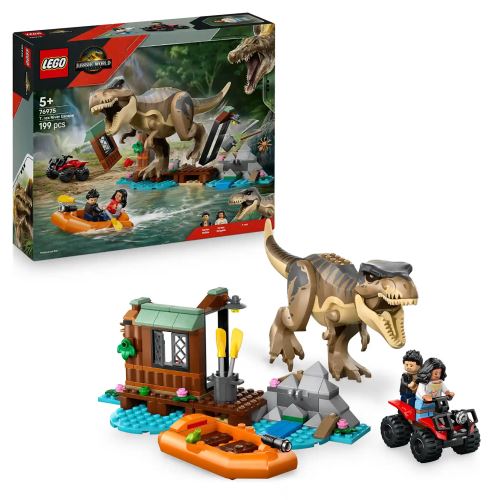 LEGO® Jurassic World  76975 T-rex a útek po rieke