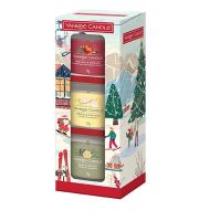 Yankee Candle Holiday Party votivná sviečka v skle 3x37 g