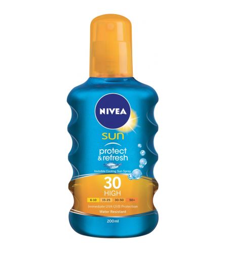Nivea Sun Protect & Refresh sprej na opaľovanie SPF30 200 ml