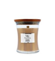 WoodWick Cashmere vonná sviečka s dreveným knôtom 275 g
