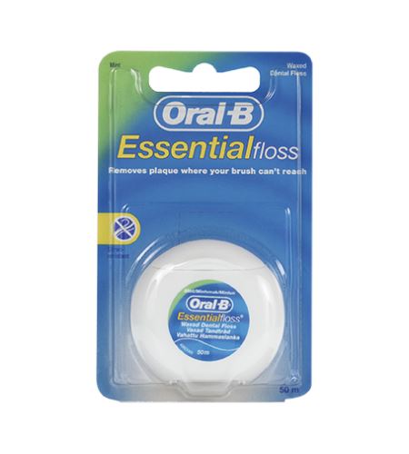 Oral-B Essential Floss zubná niť voskovaná 50m