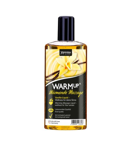 JoyDivision Warmup Vanilla hrejivý masážny gél 150 ml