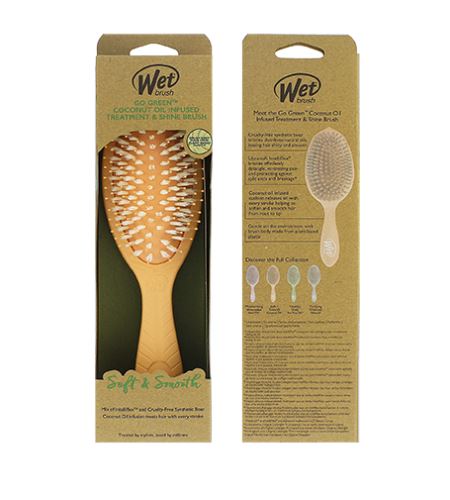 Wet Brush Go Green Treatment & Shine Brush