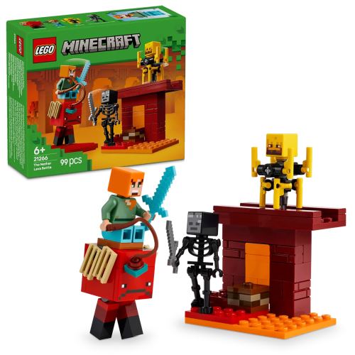 LEGO® Minecraft® 21266 Lávová bitka v Netheri