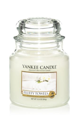Yankee Candle Fluffy Towels vonná sviečka 411 g