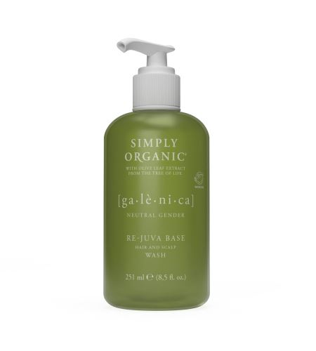 Simply Organic Re-Juva Base Hair & Scalp Wash jemný čistiaci šampón