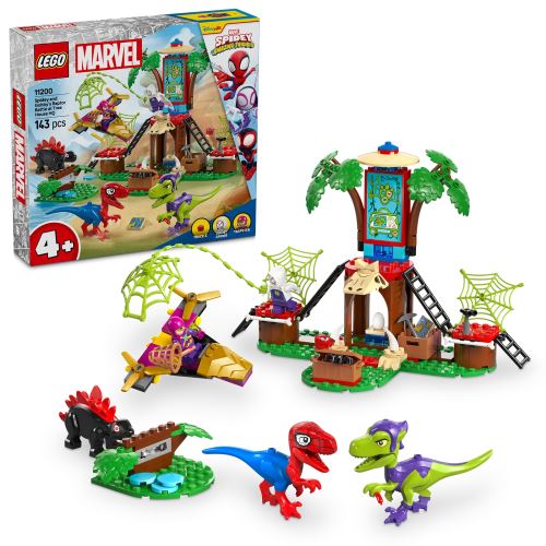 LEGO® MarvelSpidey a jeho fantastickí priatelia 11200 Spidey, Gobby a bitka raptorov v základni na strome