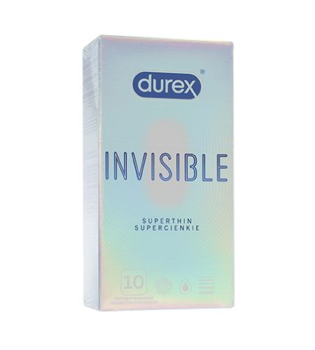 Durex Invisible Regular Fit kondómy 10 ks