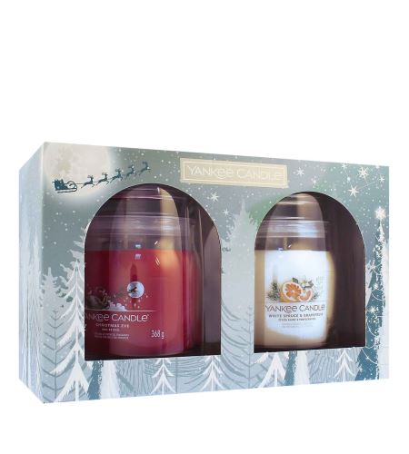 Yankee Candle Bright Lights Darčeková sada signature svíčka střední 2x368 g