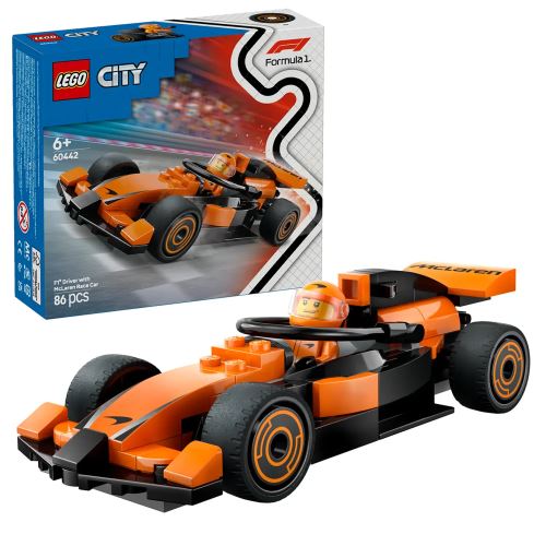 LEGO® City 60442 Jazdec F1® s pretekárskym autom McLaren