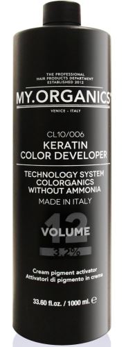 MY.ORGANICS Keratin Color Developer 12Vol farba 1000 ml