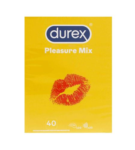 Durex Pleasure Mix kondómy 40 ks