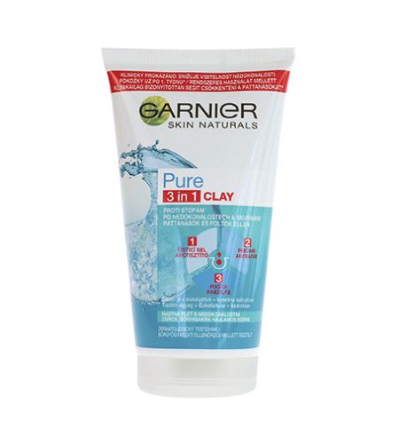 Garnier Skin Naturals Pure čistiaci gél peeling a maska 3v1 150 ml