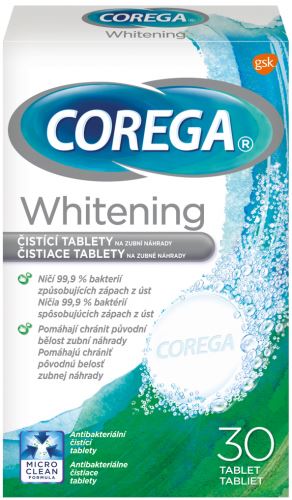 Corega Whitening 30pcs