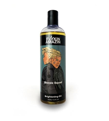 Fvxkin Amazin Blonde Squad Brightening Oil odfarbovacie olej s PowerPlex 500 ml