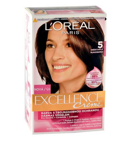 L'Oréal Paris Excellence Creme farba na vlasy odtieň 4 Brown