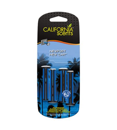 California Scents Vent Stick Newport New Car vôňa do auta 4 ks