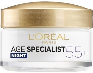 L'Oréal Paris Age Specialist 55+ nočný krém proti vráskam 50 ml