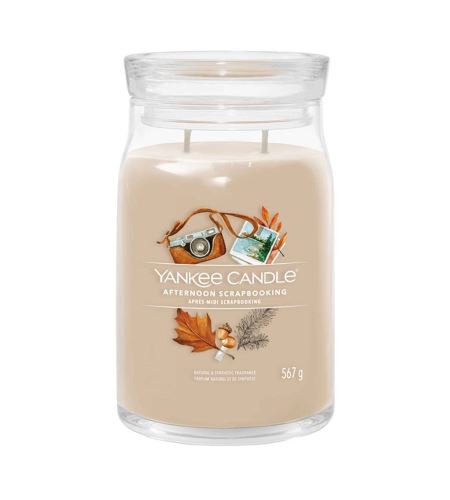 Yankee Candle Afternoon Scrapbooking podpisová sviečka veľká 567 g