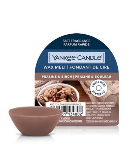 Yankee Candle Praline & Birch vonný vosk 22 g