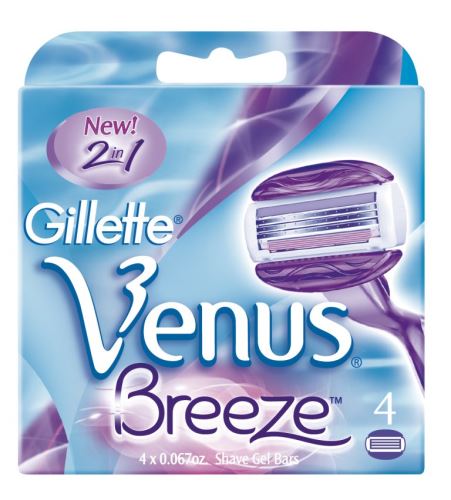 Gillette Venus Breeze náhradní břity 4ks Pre ženy