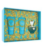 Versace Dylan Turquoise darčeková sada pre ženy toaletná voda 50 ml + sprchový gél 50 ml + telové mlieko 50 ml