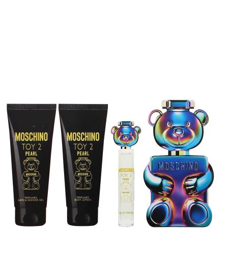 Moschino Toy 2 Pearl Darčeková sada unisex parfémovaná voda 100 ml + tělové mléko 100 ml + sprchový gel 100 ml + parfémovaná voda 10 ml